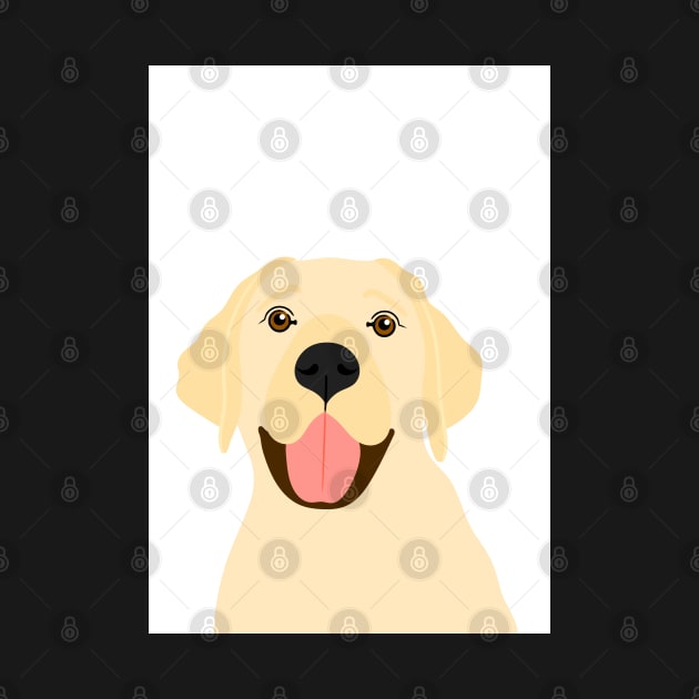 Labrador Illustrative Portrait by AdamRegester