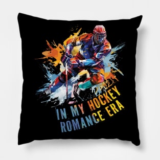 In My Hockey Romance Era Pillow