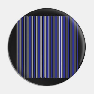 Blue and grey stripe pattern Pin