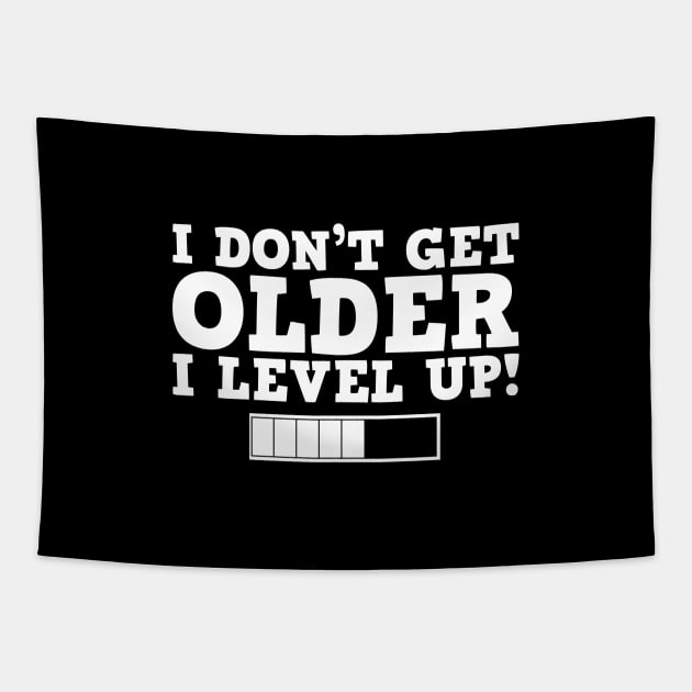 I Don't Get Older I Level Up Don't Forget My Senior Discount Tapestry by mangobanana