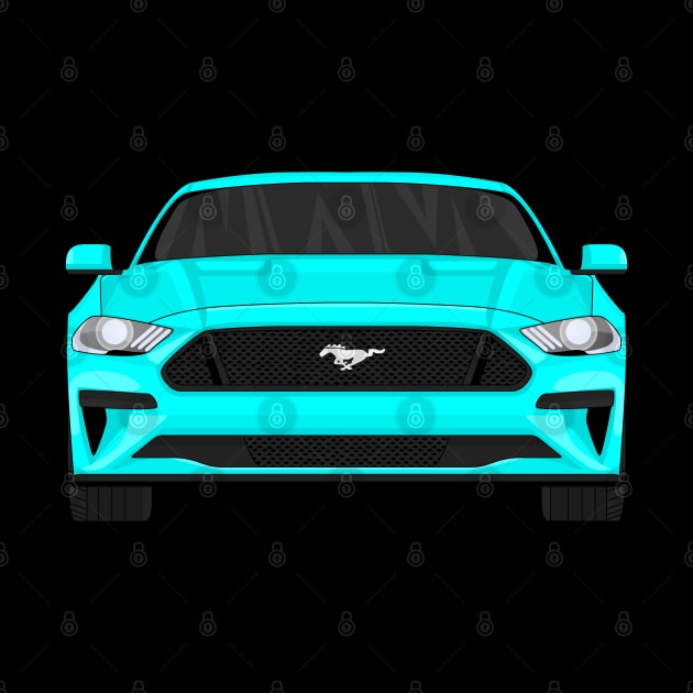 MUSTANG AQUA by VENZ0LIC