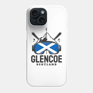 Glencoe Scotland Ski Skiing Souvenir Phone Case