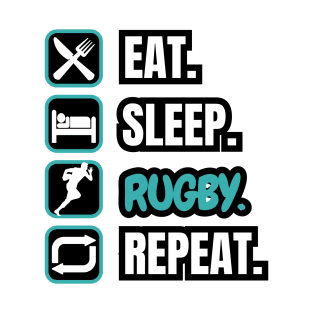 Eat Sleep Rugby Repeat T-Shirt