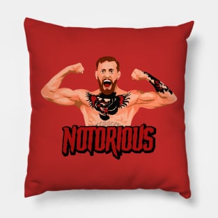 notorious mma fight Pillow