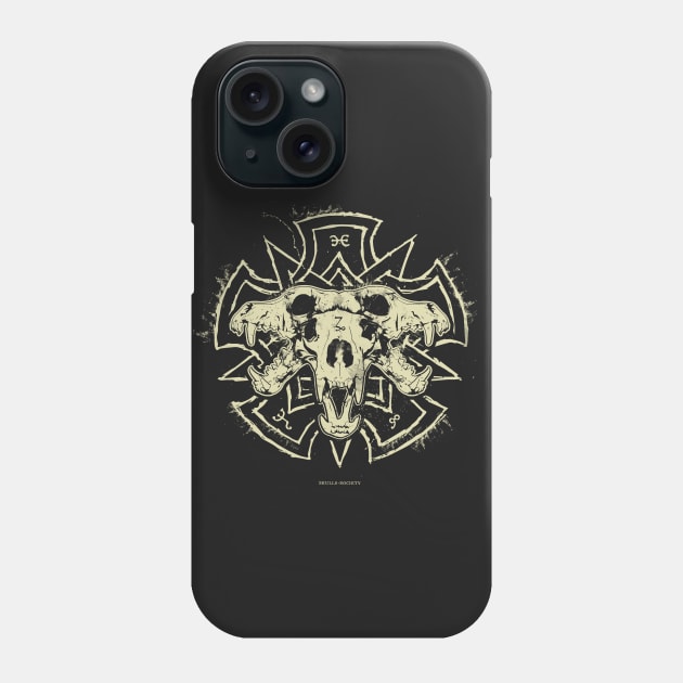 Hellhound of Hades Phone Case by SkullsSociety