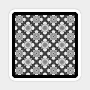 grey pattern Magnet