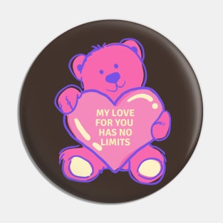 My love for you has no limits Pin