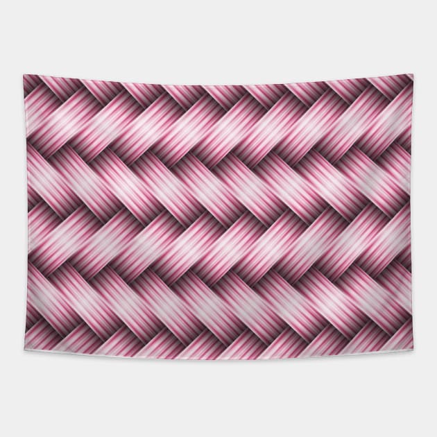 Pink Wicker Design Tapestry by Designoholic