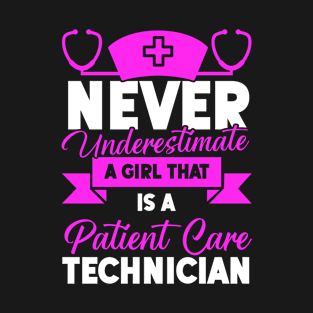 Patient Care Technician Wife Girlfriend PCT T-Shirt