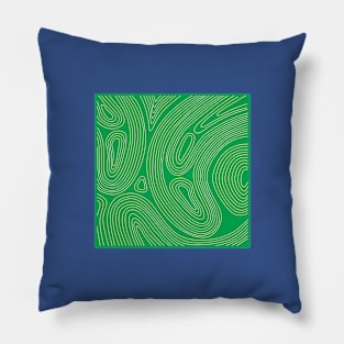 Lines On Green Pillow