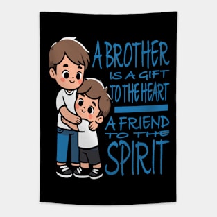 Celebrating Sibling Day: Brothers Bond Forever Tapestry