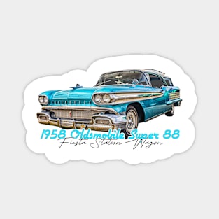 1958 Oldsmobile Super 88 Fiesta Station Wagon Magnet