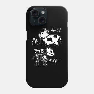 hey yall country cow lovers Phone Case