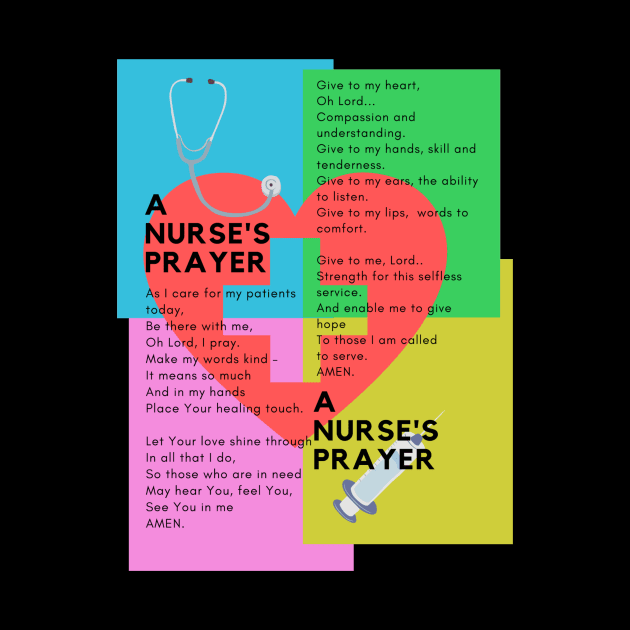 A Nurse's Prayer Tshirt by IU99