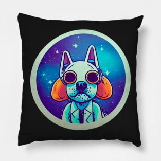 Dog halloween styles Galaxy Pillow