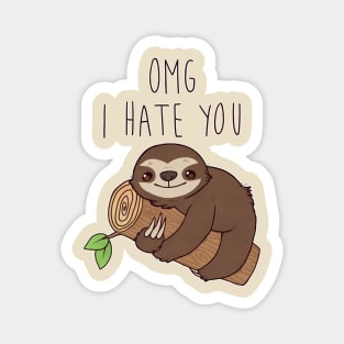 Hate Sloth Magnet