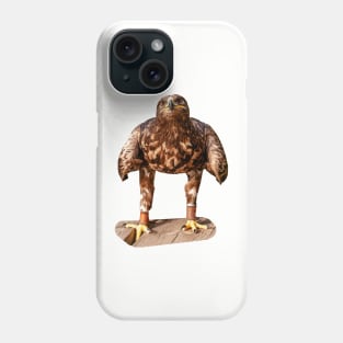 Falconers Eagle looking for food Phone Case