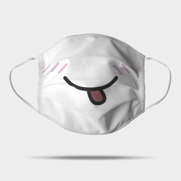 Kawaii Roblox Mask Mask Teepublic - black kawaii face mask roblox