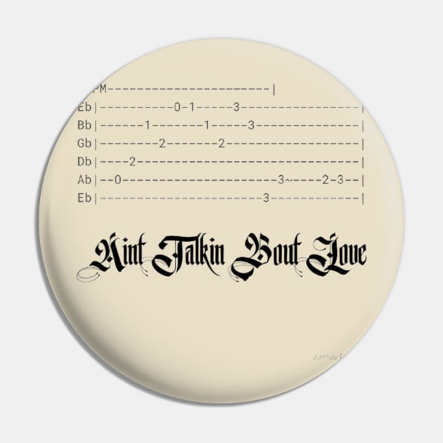 Aint talkin 'bout love guitar tab Pin by Quirky Ideas