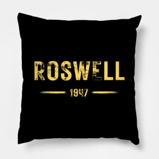 Roswell 1947 UFO - Flying Saucer Crash Pillow