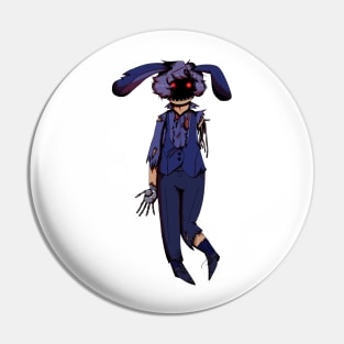 Withered Bonnie Gijinka Transparent Pin