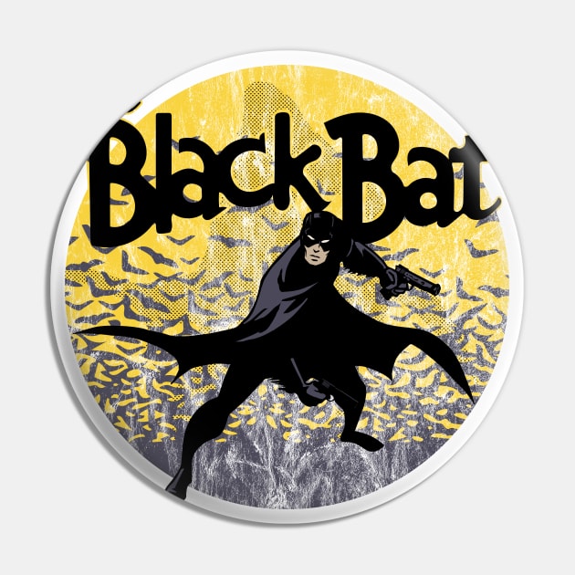 The Black Bat Pin by Doc Multiverse Designs