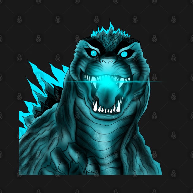 The kaiju godzilla goes radioactive by jorge_lebeau