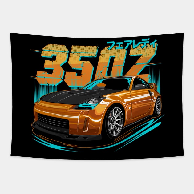 Fairlady 350Z Tapestry by idrdesign