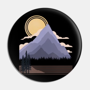 minimalist mountain view Pin