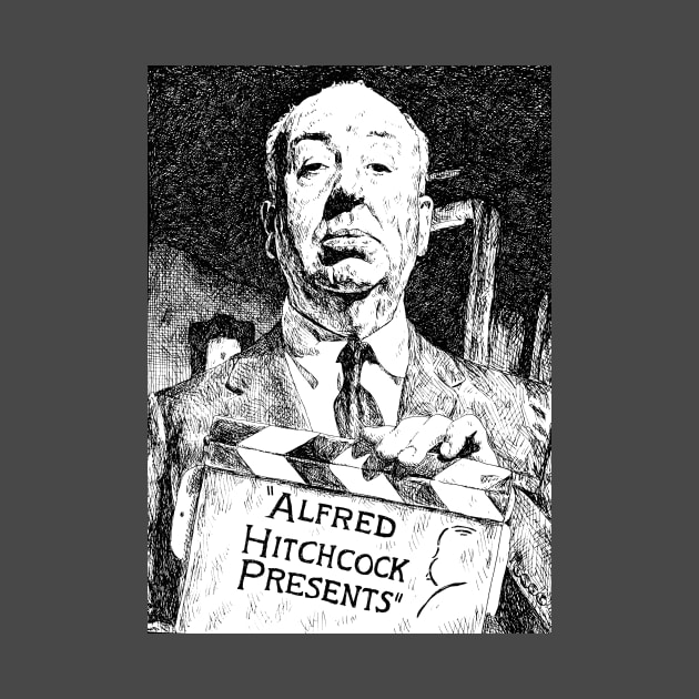 Alfred Hitchcock Presents by marianasantosart