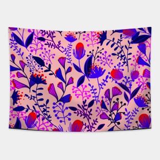 colorful floral pattern Tapestry