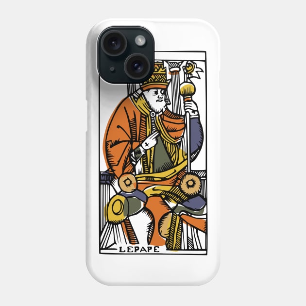 V. Le Pape (The Pope) Phone Case by MaxGraphic