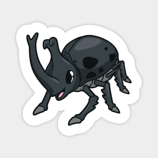 Kawaii rhinoceros beetle Magnet