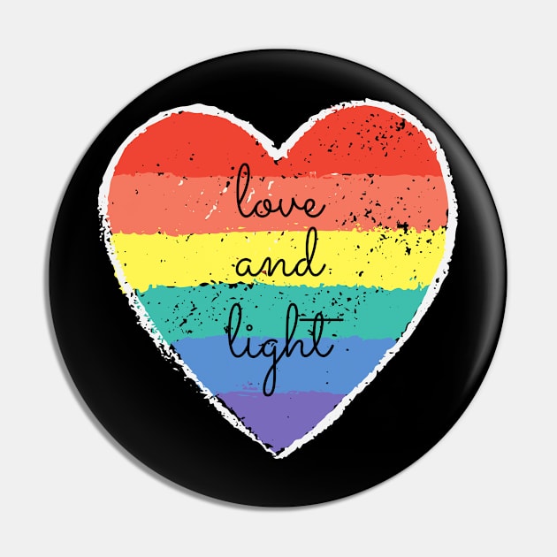 Love and Light Pin by Grace's Grove Audio