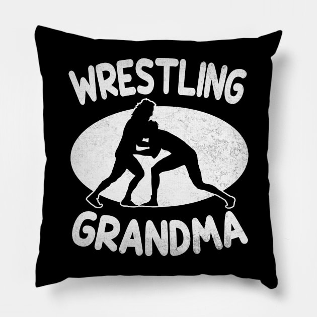 Funny Wrestling Grandma Wrestling Lover Mothers Day Pillow by WildFoxFarmCo