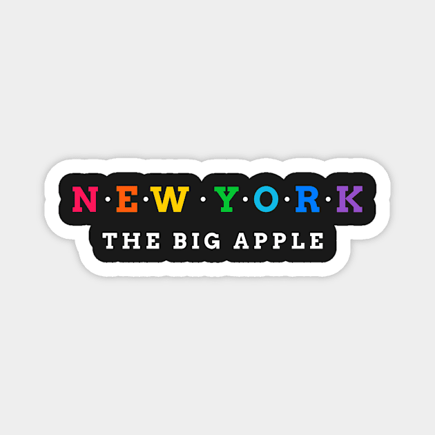 New York. The Big Apple Magnet by Koolstudio