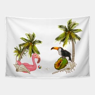 Tropical Theme Tapestry