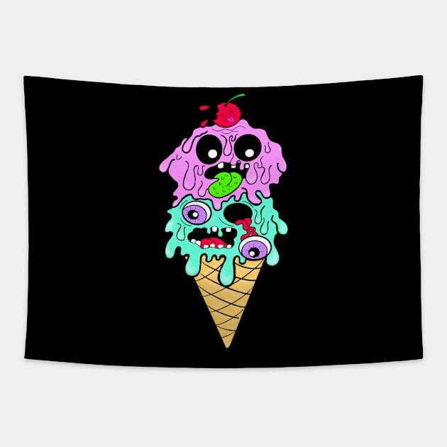 EyeScream Tapestry by ScribblinDiamonds