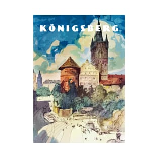 Konigsberg, Prussia, Germany.Retro travel poster T-Shirt