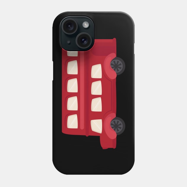 Red Double Decker Bus Phone Case by holidaystore