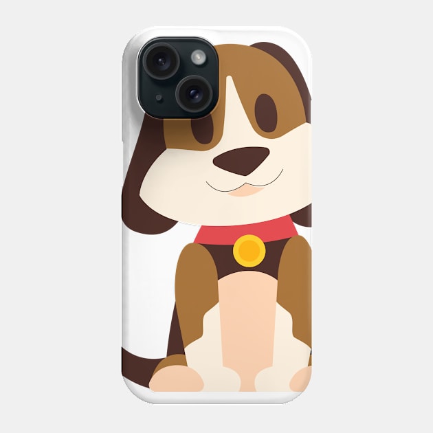 Cartoon Cute Dog Art Prints Phone Case by MariaStore