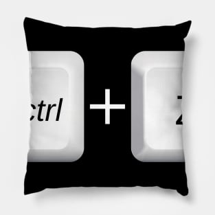 keyboard shortcut ctrl+Z fashion design Pillow