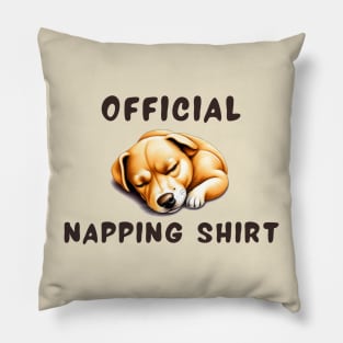 Napping shirt dog Pillow