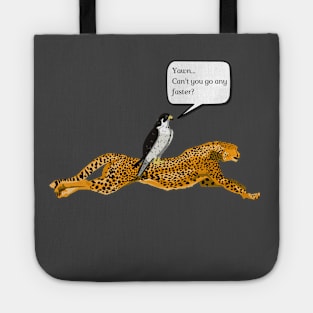 Fast & Faster: the Cheetah & the Peregrine falcon Tote