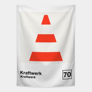 Kraftwerk / Minimalist Style Poster Artwork Design Tapestry