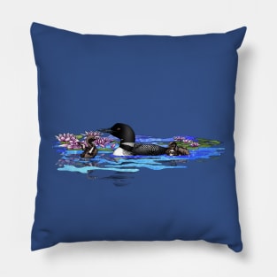 Three loons Pillow