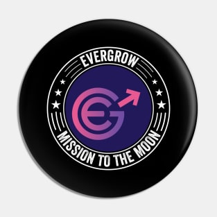 Vintage Evergrow Crypto EGC Coin To The Moon Crypto Token Cryptocurrency Wallet Birthday Gift For Men Women Kids Pin