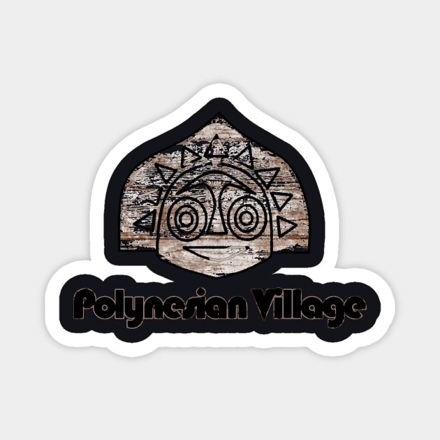 Polynesian Tiki Magnet by Jbags