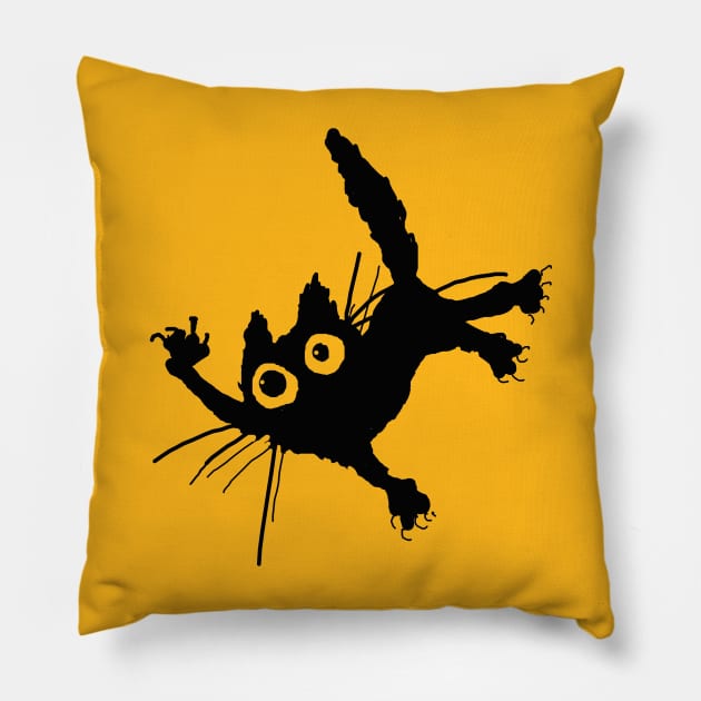 kitty Pillow by Bunny Noir