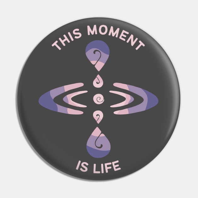 Mindfulness Symbol Pin by Slightly Unhinged